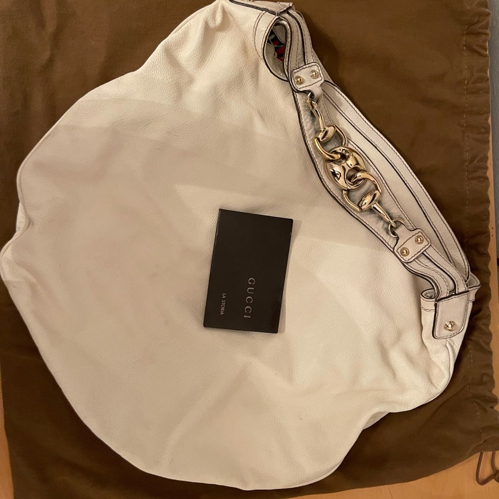 Gucci USED bag with some gray stains